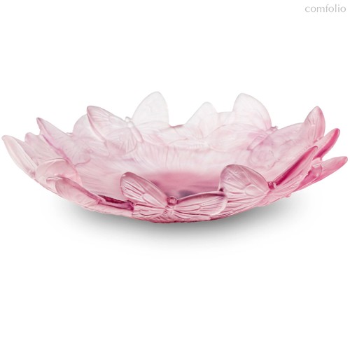 Чаша декоративная Decor de Table Pate de Verre Cristal Бабочки 20 см, хрустальное тесто - Decor De Table