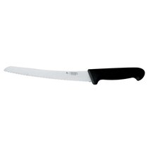 Нож PRO-Line хлебный 25 см, черная пластиковая ручка - P.L. Proff Cuisine