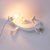 Настольная лампа Seletti Хамелеон спускается вниз USB 21,5x11 h10 см, смола, белая - Seletti