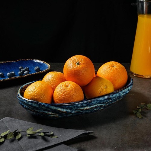 Блюдо овальное 35*20,5 см h6 см 2 л Aqua Blue Style Buffet P.L. - P.L. Proff Cuisine