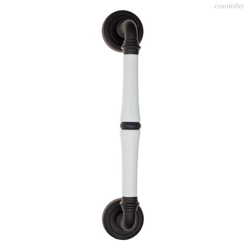 Ручка скоба Fratelli Cattini GRACIA CERAMICA BIANCO 300мм (250мм) D1-NM матовый черный - Fratelli Cattini