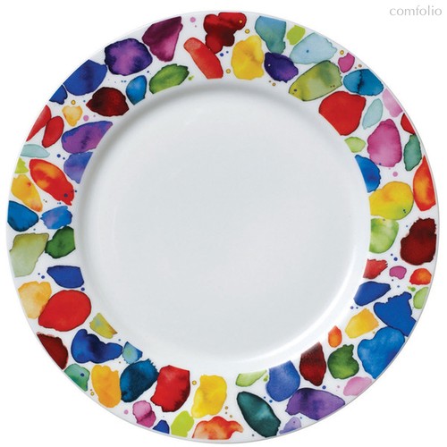 Тарелка закусочная Dunoon Яркие краски 22 см, 22 см - Dunoon