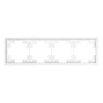 Четырехместная рамка классик 35940 MW, белый сатин - Rikett