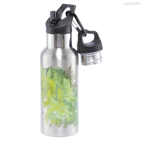 Термос-фляга Wisdom TEMPflask™ Nature 0.5л, цвет зеленый - Carl Oscar