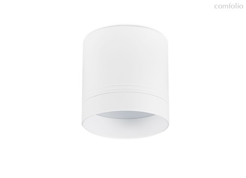 LED Barell светильник накладной, 23Вт, D128х128Hмм, 2120Лм, 120°, 3000К, IP20, Ra80, PF65, 220-245В, белый RAL9003, источник питания в комплекте - Donolux