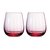 Набор стаканов для виски Moser Оптик 360 мл, 2 шт, розалин, п/к - Moser
