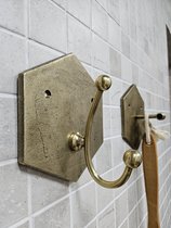 Крючок одинарный СОТЫ, цвет Состаренная латунь