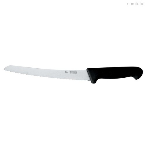 Нож PRO-Line хлебный 25 см, черная пластиковая ручка - P.L. Proff Cuisine