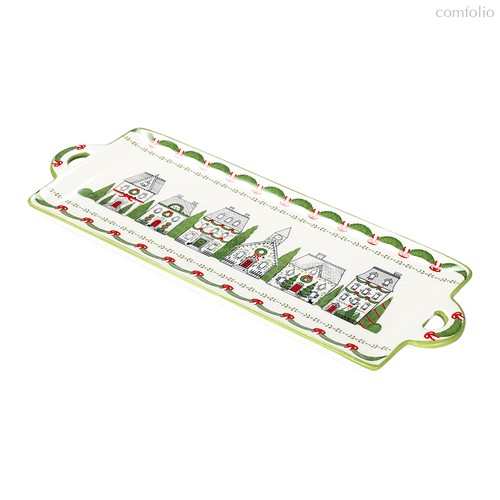 Блюдо сервировочное Olgod из коллекции New Year Essential, 34 см - Tkano