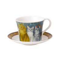 Чайная пара для завтрака Кошки Айвори 500мл - Roy Kirkham