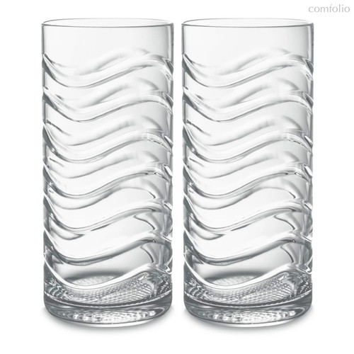 Набор стаканов для воды Decor de table Азур 350 мл, 2 шт, хрусталь, п/к - Decor De Table