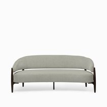 Диван Mellosa ширина 181, цвет светло-серый/черный - Cosmo