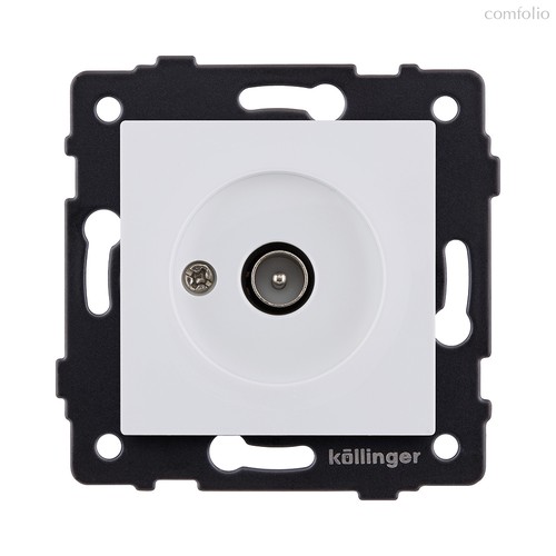 Розетка TV (папа), белый матовый Kollinger REA-007WM для Aspekt, Eleganz, Reflex - Kollinger