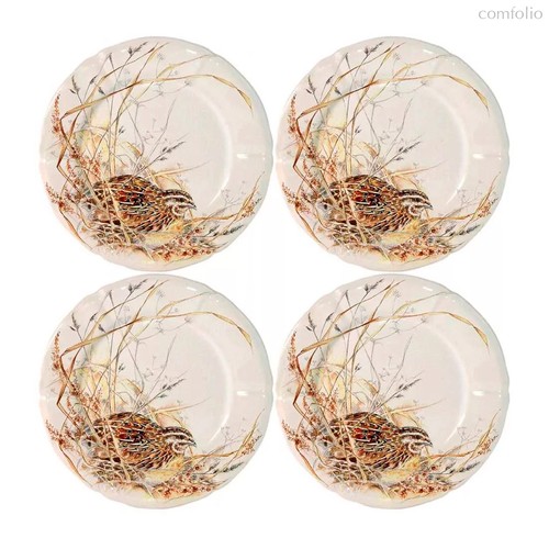 Набор тарелок десертных Gien Солонь 16 см, 4 шт, фаянс - Gien