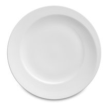 Тарелка обеденная Narumi Воздушный белый 27 см, фарфор костяной - Narumi
