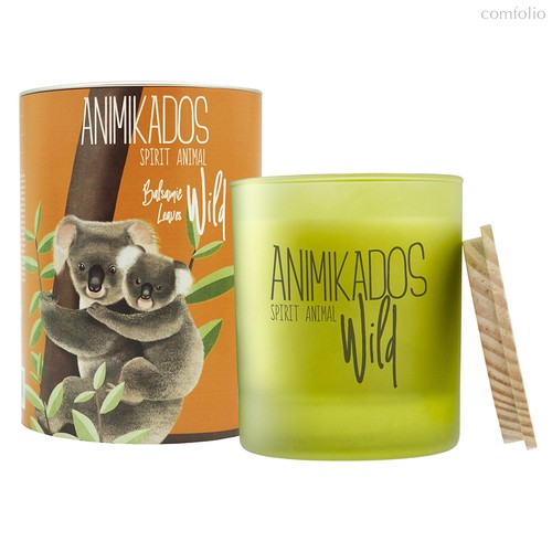 Свеча ароматическая Wild Koala Бальзамические листья 40 ч - Ambientair
