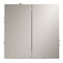 Перекрестный переключатель встраиваемый VOLTUM S70 двухклавишный 10А, кашемир - Voltum