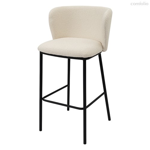 Стул барный Foggy, букле, молочный - Bergenson Bjorn