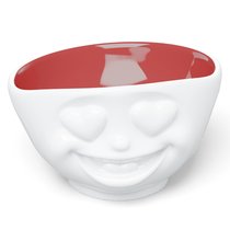 Чаша Heartful, 500 мл, белая/красная - Fiftyeight Products