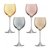 Набор из 4 бокалов для вина Polka 400 мл металлик - LSA International