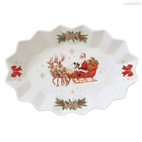 Блюдо овальное Christmas Heritage, 25х17 см - Easy life