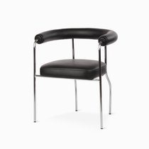 Обеденный стул Lara c подлокотниками, цвет серебряный/черный - Cosmo