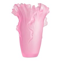 Ваза настольная Decor de Table Pate de Verre Cristal Мак 20 см, хрустальное тесто, розовая, п/к - Decor De Table