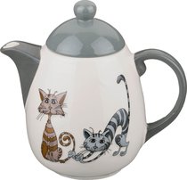 Заварочный Чайник Озорные Коты 1000 мл 19x12x18 см
