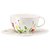 Чашка чайная с блюдцем Rosenthal Дикие цветы 250 мл, фарфор костяной - Rosenthal