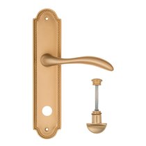 Дверная ручка на планке Fratelli Cattini LUCCIA WC-2 PL248-BS матовая латунь