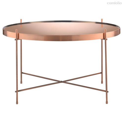 Стол Josen, d64,4 см, розовый/медный - Berg