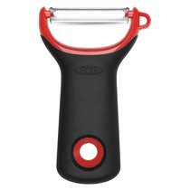 Овощечистка OXO горизонтальная с зубчиками 10см (красный) - Oxo