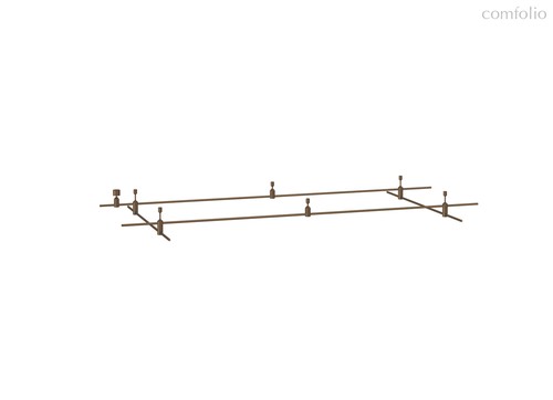 Magnet Modular System «CODE 1.2», L2000хL1000хH135 мм, DC24V, основание для модульных светильников, темная бронза, блок питания в комплект не входит - Donolux