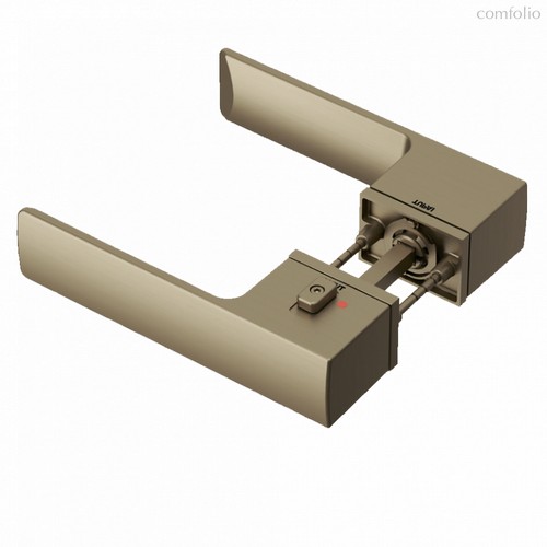 Ручка Tupai Big Line 4084 5REP-208 ( с блокировкой ) матовое золото левая R WC ( полотно 54-61 мм) - Tupai