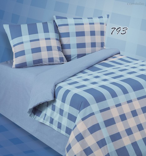 Комплект постельного белья ПА-3-793 Евро Поплин с наволочками 70х70х2шт. - АльВиТек