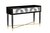 Консоль 2 ящика зеркало двухцветное 120x42x75см - Garda Decor