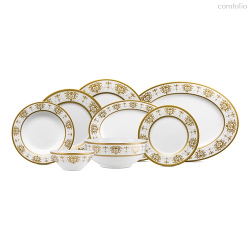 Сервиз столовый Narumi Золотая тиара на 6 персон 26 предметов, фарфор костяной - Narumi