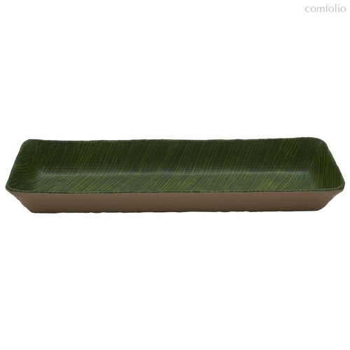 Салатник 53x16,2x6,5 см прямоуг. Green Banana Leaf пластик меламин - P.L. Proff Cuisine