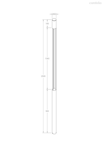 Садово-парковый светильник Maytoni Outdoor Mill O427FL-L30GF3K - Maytoni