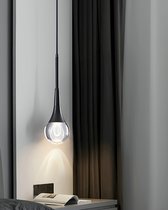 Черный подвесной светильник Дольф