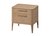 Тумба прикроватная Type oak 2 ящика ширина 50 см (натуральный дуб) - Ellipse