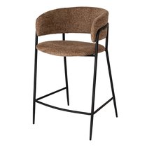 Стул полубарный Helning, мягкий шенилл, светло-коричневый - Bergenson Bjorn