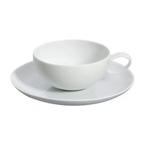 Чашка чайная с блюдцем Vista Alegre Домо Белый 250 мл, фарфор - Vista Alegre