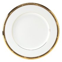 Тарелка обеденная Noritake Чатлайн, золотой кант 28 см - Noritake