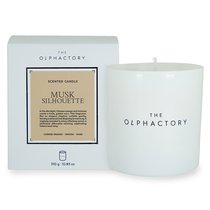 Свеча ароматическая The Olphactory, White Insignia, Musk Silhouette, 60 ч - Ambientair