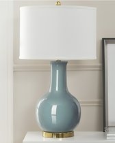 Бирюзовая настольная лампа Майло, цвет бирюзовый - Louvre Home