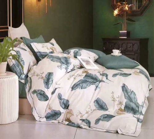 Комплект постельного белья CA-7-741 Дуэт Сатин печатный с наволочками 70х70х2шт.+ 50х70х2шт. - АльВиТек