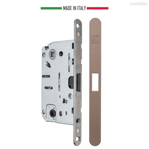 KM.003.CM.A.4.COV.BR Замок межкомнатный магнитный KOBLENZ SPINOFF WC96 с доводчиком BR бронза - Koblenz