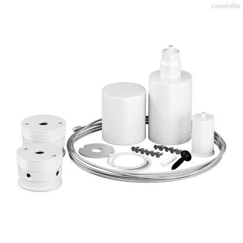 Набор для вертикального подвесного монтажа круглого неона 360° D25 белый - Maytoni