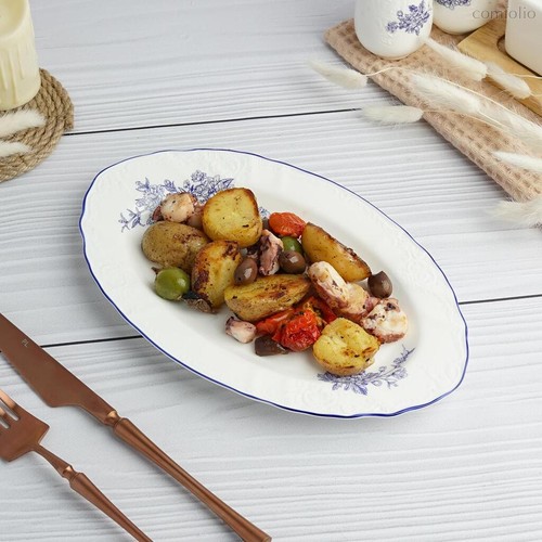 Блюдо овальное 25,2*15,9 см h1,5 см Sea Flower P.L. Proff Cuisine - P.L. Proff Cuisine